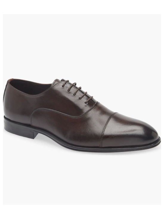 New Bruno Magli Adrian Cap Toe Oxford Brown Leather Sz 8 main image 8